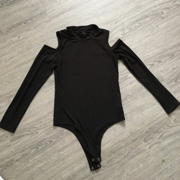 Black Semi Turtleneck bodysuit - Urban Planet - Picture 1 of 4